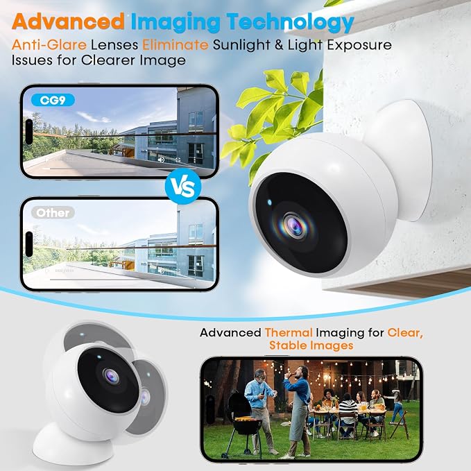 AMTIFO Security Cameras Wireless Outdoor Magnetic - Image 4