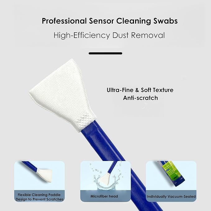 Full Frame Camera Sensor and Lens Cleaning Kit, Mirrorless and DSLR Camera - Image 3