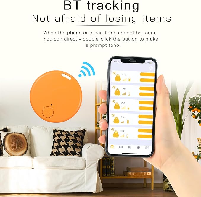 Konohan 5 Packs Smart Item Finder Portable Tracker GPS Tracking Mobile Anti - Image 3