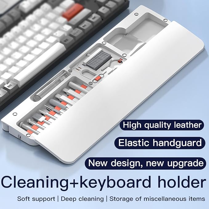 Keyboard Wrist Rest Pad with Cleaning Kit 22 in 1, Comfortable Ergonomic Wrist - Image 5