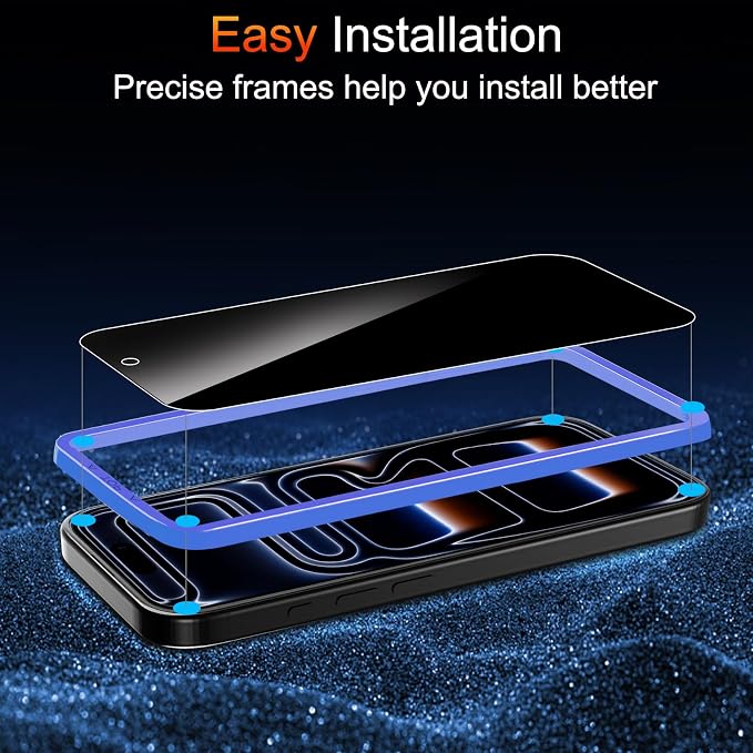TZGZT 3 Pack Privacy Screen Protectors - Image 4
