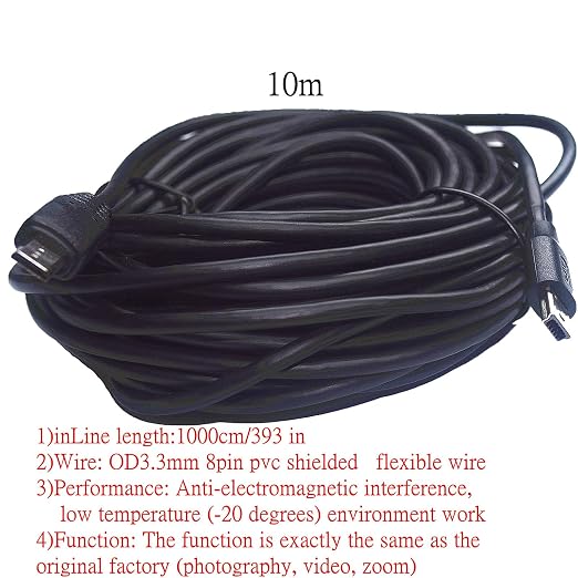 Extension Cable 393-inch （ Mini USB to Multi） jjc Remote Control Handle - Image 8
