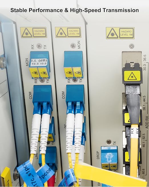 6 Pack LC to LC Fiber Patch Cable OS2 0.5m, Individually Tested LC Single Mode - Image 4
