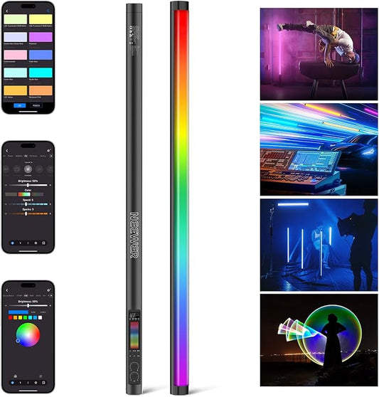 NEEWER RGB Tube Light, 30W LED Video Light RGBWW Full Color Stick Light Wand by Neewer
