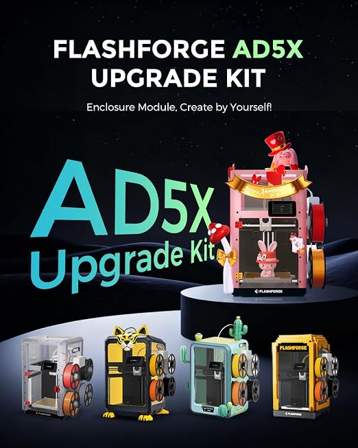 FLASHFORGE AD5X 3D Printer Upgrade Kit Enclosure Module, Constant Temperature - Image 2