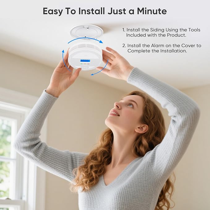 10-Year Sealed Battery Wireless Linked Home Safety Device, Whole-House - Image 6