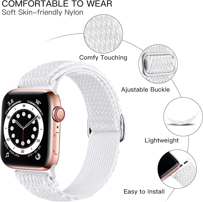 Lerobo Stretchy Nylon Solo Loop Band, Compatible - Image 2
