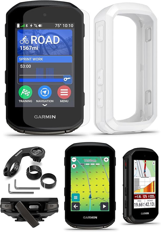 Garmin Edge 850 Compact GPS Cycling Computer Bundle by PlayBetter
