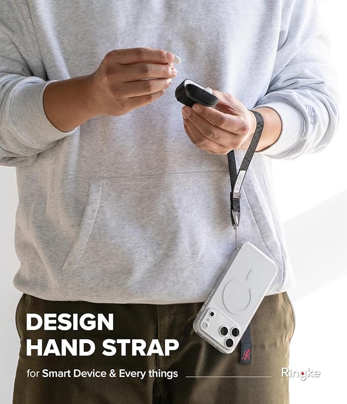 Ringke Hand Strap Designed for Camera Strap and Phone Strap, Adjustable Sturdy - Image 2