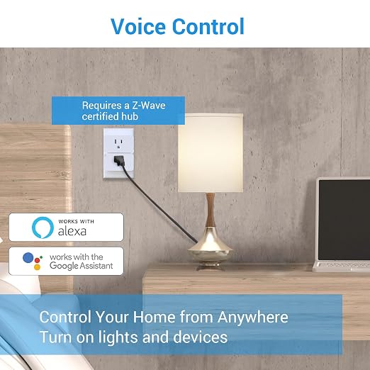 New One Zwave Plug 2 Pack, 800 Series Z-Wave Smart Plug, Zwave Outlet S2 - Image 5