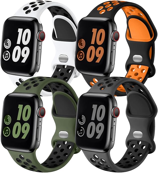 Adorve 4 Pack Sport Bands Compatible by Adorve