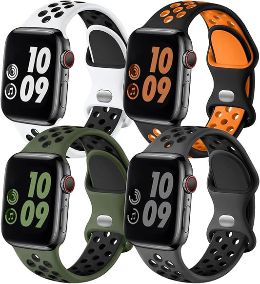 Adorve 4 Pack Sport Bands Compatible by Adorve