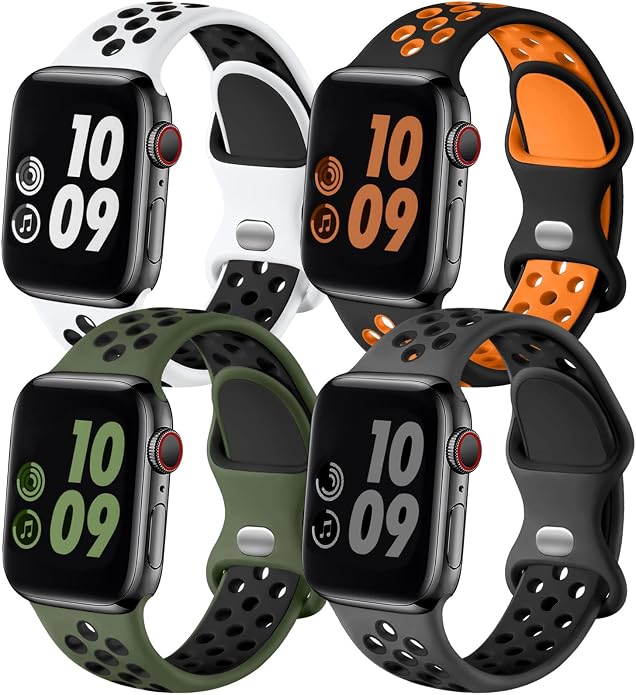 Adorve 4 Pack Sport Bands Compatible by Adorve