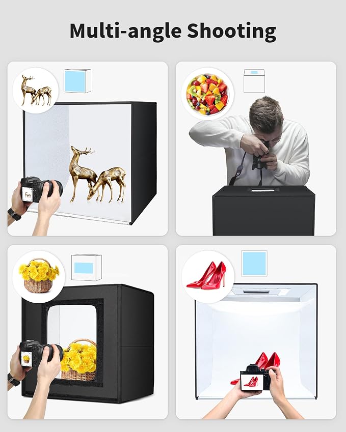 Glendan Light Box Photography: 20x20 inch Photo Studio Light Box - Image 5