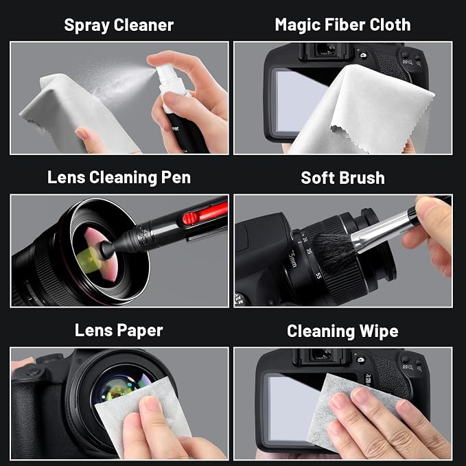 Camera Lens Cleaning Kit with Pro 10x Sensor Swabs, Sensor Cleaner, Compatible - Image 5