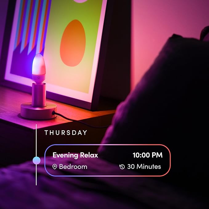 LIFX E12 Candle Color Wi-Fi Smart LED Light Bulb, PolychromeColor, No Hub Req - Image 3