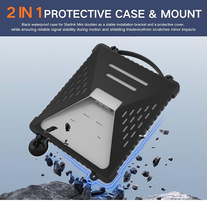 ACOVE Suction Car Cup Mount for Starlink-Mini, 2-in-1 Satellite Dish Mounts - Image 4