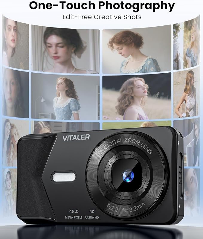 Digital Camera, Autofocus 48MP 4K Camera - Image 6