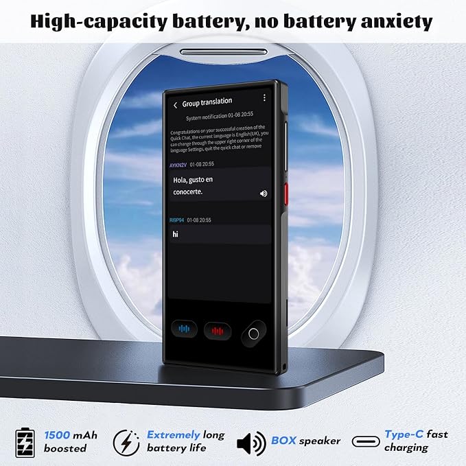2026 Upgrade Language Translator Device, Instant Translator - Image 3
