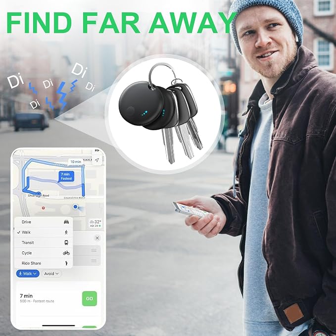 Tracker Tag 4 Packs Bluetooth Tracker, Smart Tag Locator Tracking Device - Image 6