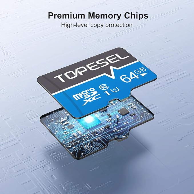 TOPESEL 64GB Micro SD Card 5Pack Micro SDXC Memory Card UHS-I, High Speed Flash - Image 7