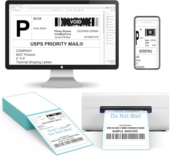 9527 Product Fanfold 4 x 6 Direct Thermal Labels - Image 5