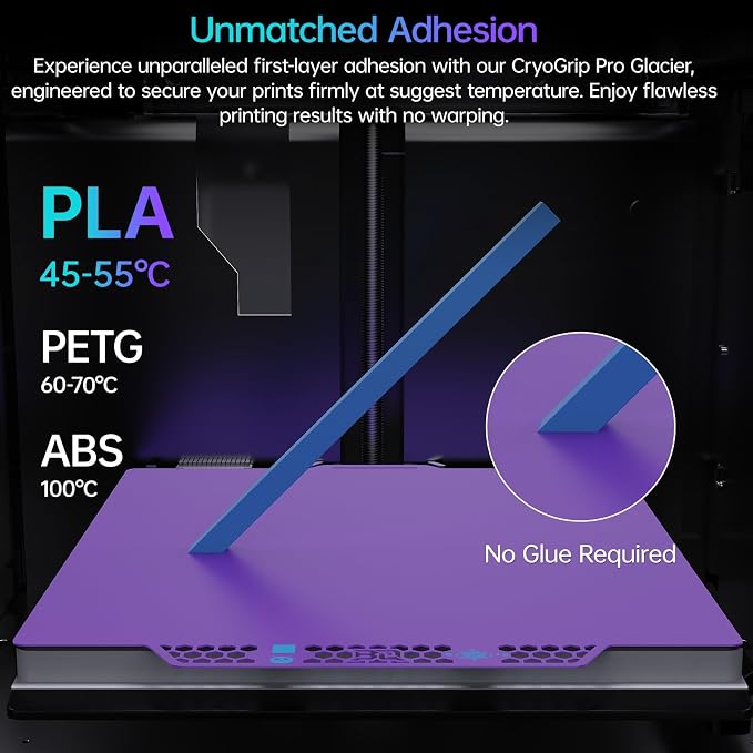 BIQU CryoGrip Pro Glacier Purple Compatible - Image 2