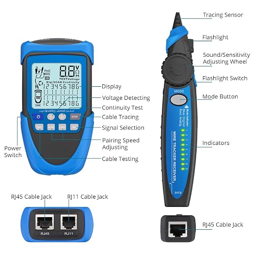Network Cable Tester, PoE Cable Tester - Image 2