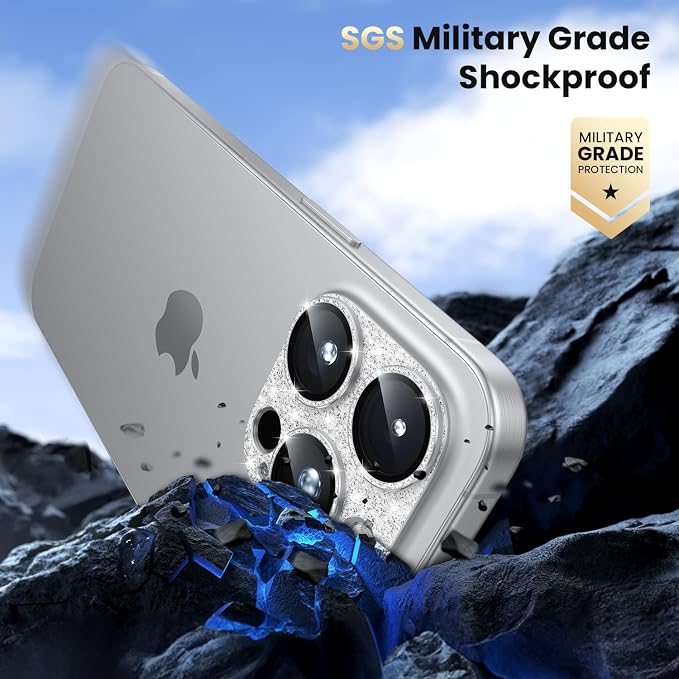 WSKEN for iPhone 16 Pro/iPhone 16 Pro Max Camera Lens Protector, Metal Aluminum - Image 5