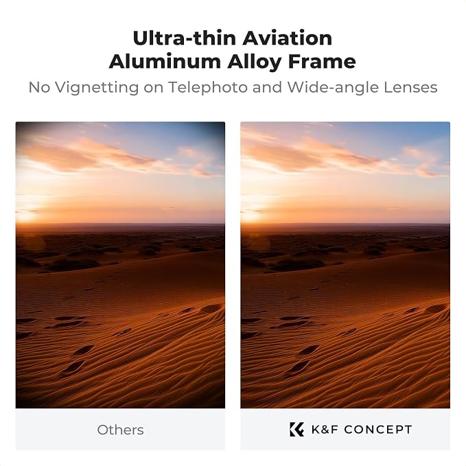 K&F CONCEPT 49mm Shockproof & Ultra Low Reflectivity MCUV Lens Protection Filter - Image 7