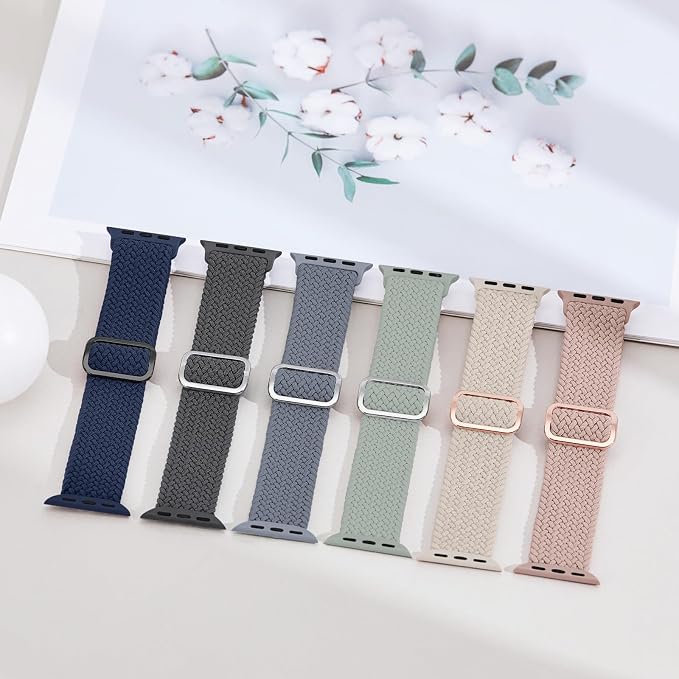 6 Pack Braided Stretchy Bands Compatible - Image 6