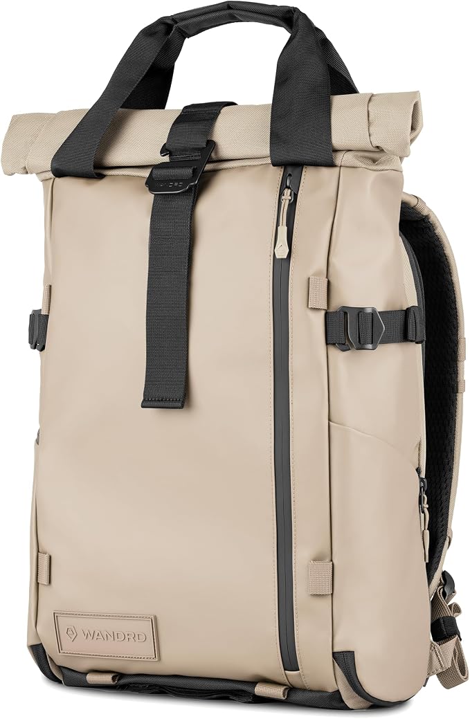 WANDRD PRVKE Rolltop 21L V4 Camera Backpack – Expandable Weatherproof Travel Bag by WANDRD