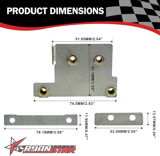 RYANSTAR RACING Front Radar Sensor Anti-Theft Shield Compatible - Image 2