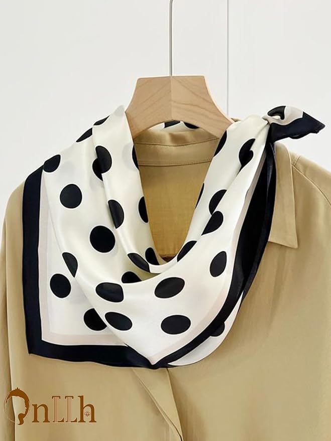 Silky Scarf for Women Lightweight Satin Bandanas Neck Hair Wrap For Sleeping - Image 5