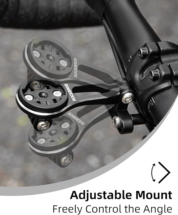ROCKBROS Bike Computer Mount Adjustable Out-Front Bicycle Computer Mount - Image 3