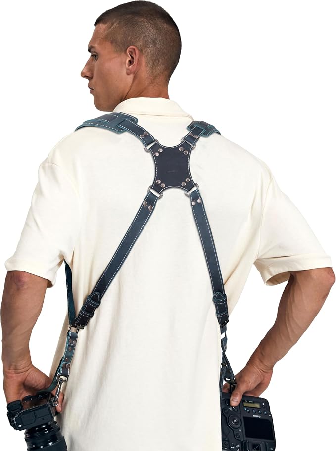 Padwa Lifestyle Dark Green Dual Camera Harness Strap - Image 5