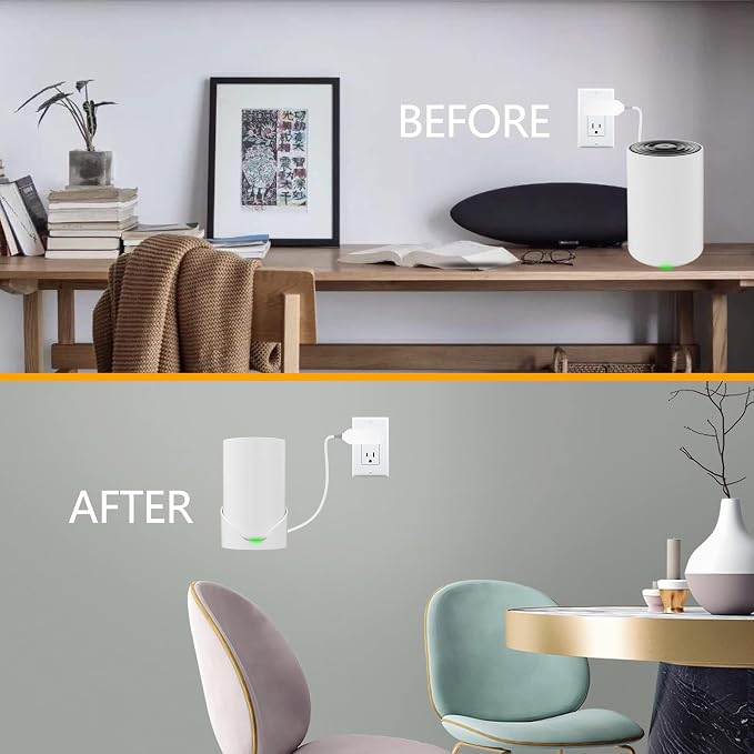 Wall Mount for TP-Link Deco X68/XE75/AXE5300 Mesh Wi-Fi 6 System, Space-Saving - Image 7