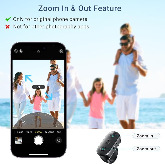 Wireless Phone Camera Remote Shutter - Image 3