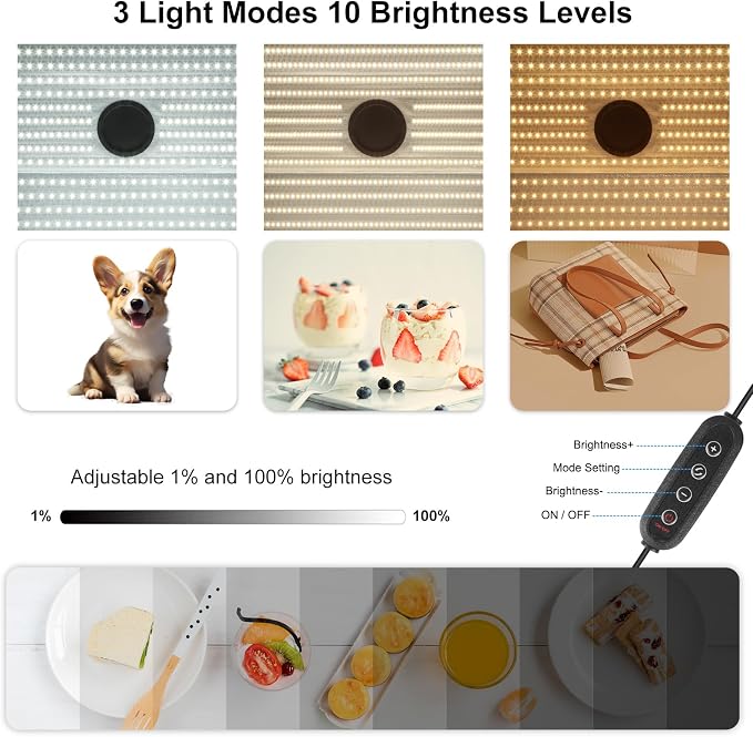 PULUZ Large Light Box, 24x16 inch Photo Studio Box, Photo Background Shooting - Image 2
