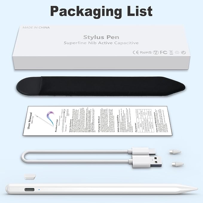 Stylus Pen for iOS&Android Touch Screens, Active Pencil for Samsung, Smart - Image 9