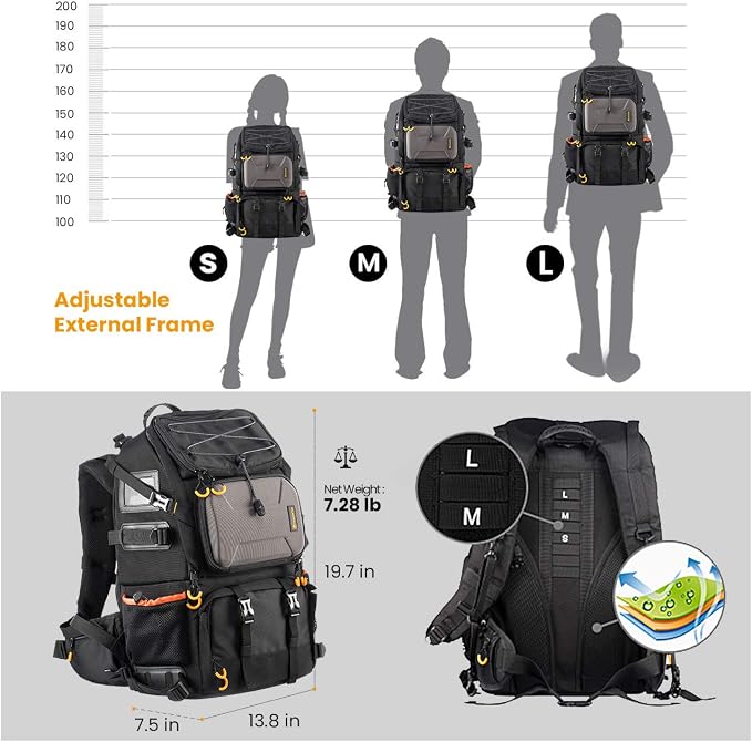 TARION 27L Extra Large Camera Backpack - 2 in 1 Professional Camera Bags - Image 6