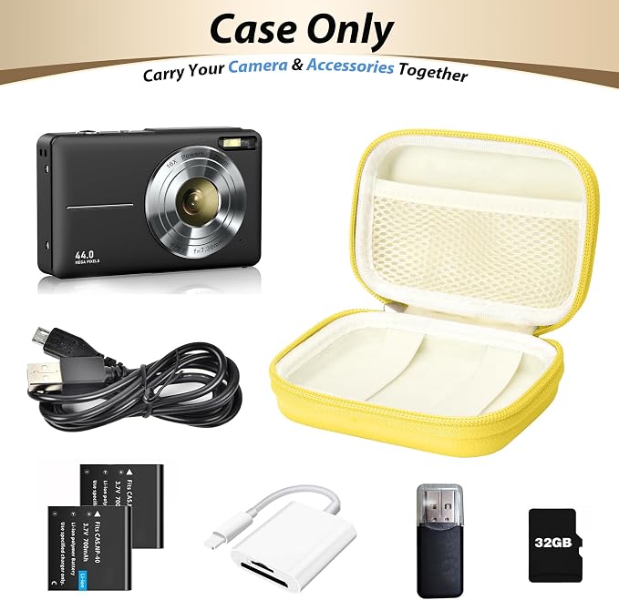 Digital Camera Case for CAMKORY, KODAK PIXPRO FZ45/FZ55, Canon IXUS 285 HS - Image 4