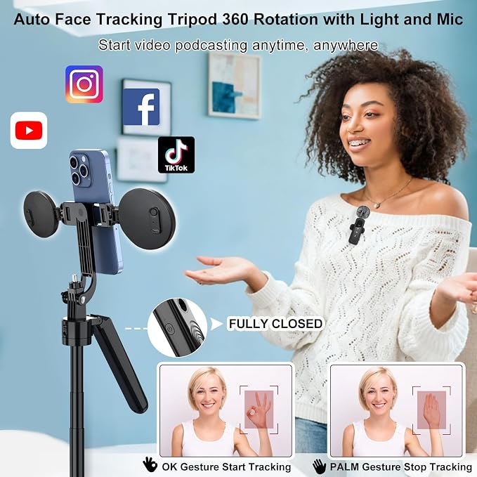 Auto Face Tracking Tripod for iPhone - Image 2