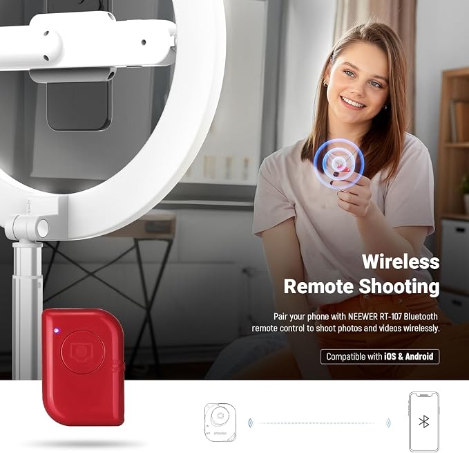 NEEWER Entry Level Version 10" 7W LED Selfie Ring Light - Image 6