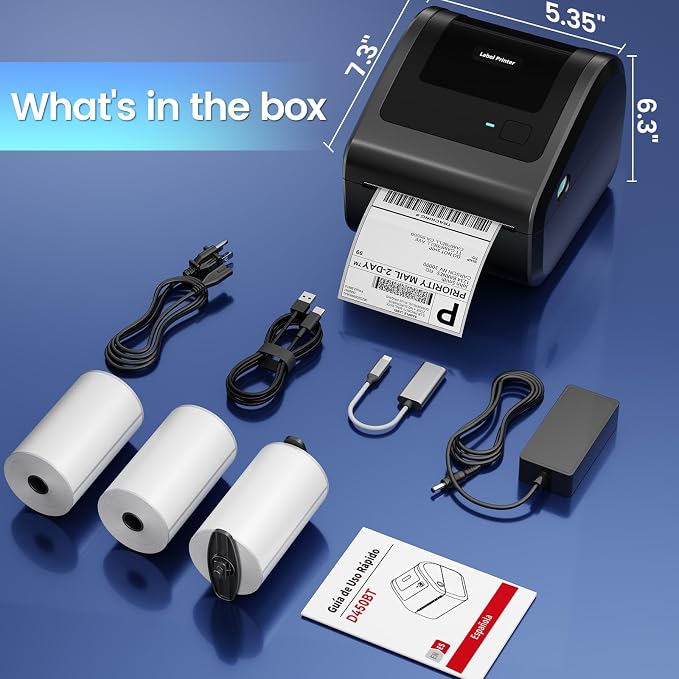 Bluetooth Shipping Label Printer - Image 9