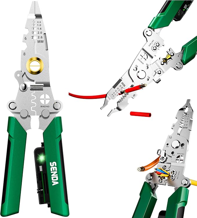 12 in 1 Foldable Wire Stripper by SENDA