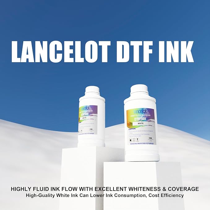 Lancelot Premium DTF Ink 500ML-Vibrant & Durable PET Film Transfer Ink - Image 2