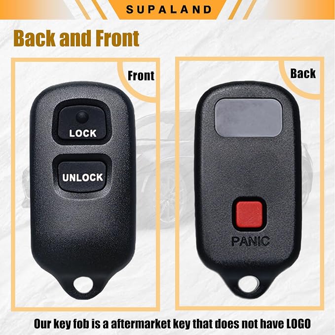 SUPALAND Key Fob Keyless Entry Fits - Image 8