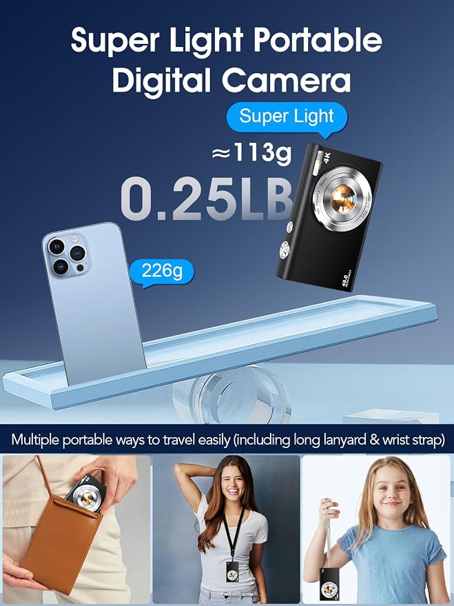 Digital Camera, Autofocus 4K Vlogging Camera - Image 6