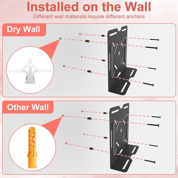 Universal Wall and VESA Mount for Micro PC, UPS Units, Wifi Router, Cable Modem - Image 4